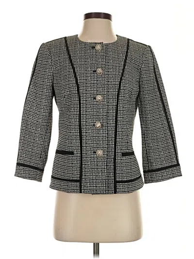 Pre-owned Karl Lagerfeld Blazer Jacket In Gray