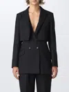 Karl Lagerfeld Tech Fabric Blazer In Black