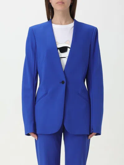 Karl Lagerfeld Blazer  Woman Color Blue