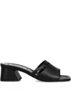 Karl Lagerfeld Block-heeled Open-toe Sandals In Black