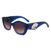 Karl Lagerfeld Blue Acetate Sunglasses In Blue