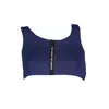 Karl Lagerfeld Blue Elastane Swimwear In Blue