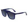 Karl Lagerfeld Blue Injected Sunglasses In Blue