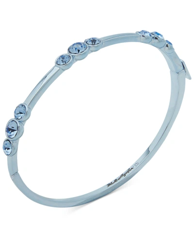 Karl Lagerfeld Blue-tone Crystal Bangle Bracelet