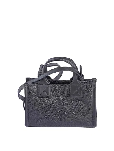 Karl Lagerfeld Bolso Shopping - Negro