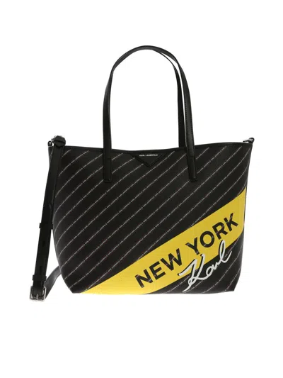 Karl Lagerfeld K City Shopper Ny In Negro