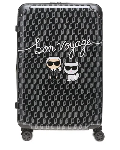 Karl Lagerfeld Bon Voyage 28in Expandable Spinner Hard Case