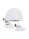 Karl Lagerfeld Bonnet+chaussons+boite In White