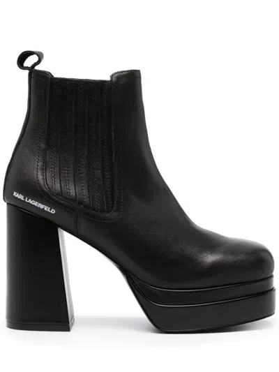 Karl Lagerfeld Boots In Black