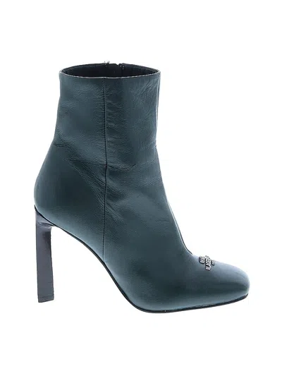 Pre-owned Karl Lagerfeld Boots In Green