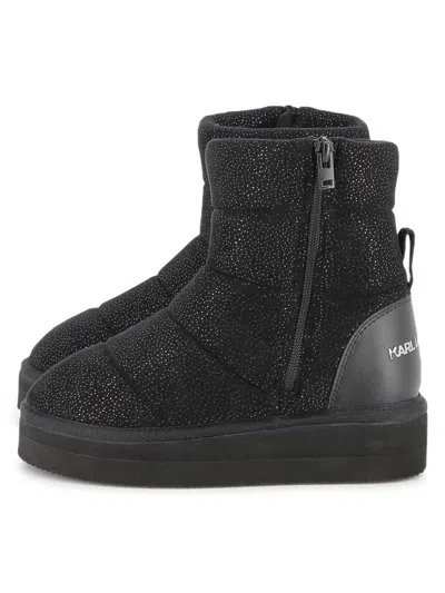Karl Lagerfeld Boots "moonboots" In Black