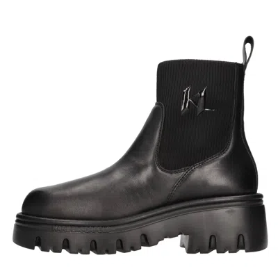 Karl Lagerfeld Boots In Black