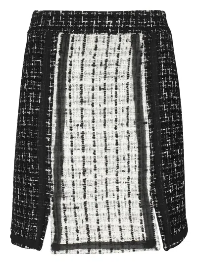 KARL LAGERFELD BOUCLÉ MINI SKIRT