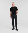 Karl Lagerfeld Bouclé Trousers In Black
