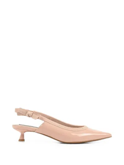 Karl Lagerfeld Bow-detail Slingback Pumps In Multi
