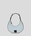 Karl Lagerfeld Box Logo Half-moon Shoulder Bag
