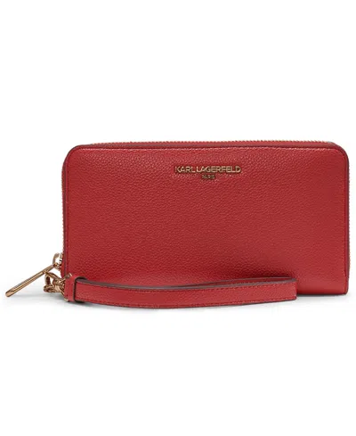 Karl Lagerfeld Boxed Wallet In Brown