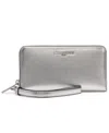 Karl Lagerfeld Boxed Wallet In Metallic