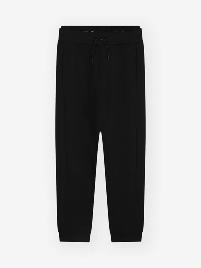 Karl Lagerfeld Babies'  Boys Double Waistband Joggers In Black