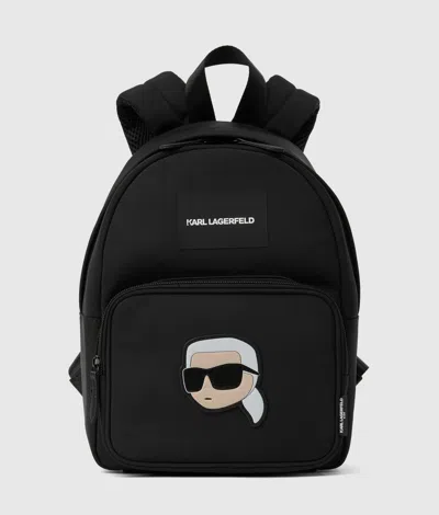 Karl Lagerfeld Boys Ikon Backpack In Black