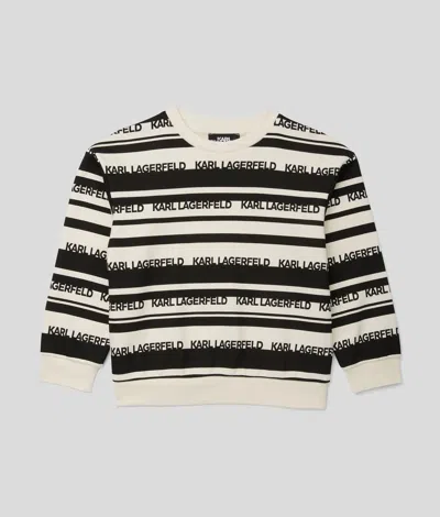 Karl Lagerfeld Boys Logo Sweatshirt In Multi