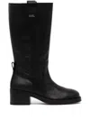 Karl Lagerfeld Brooklyn Boots In Schwarz