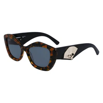 Karl Lagerfeld Brown Acetate Sunglasses