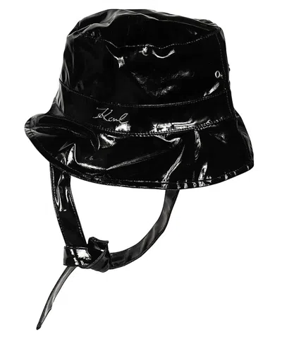 Karl Lagerfeld Bucket Hat In Black