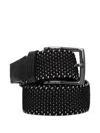 Karl Lagerfeld Buckle-fastening Belt In Black