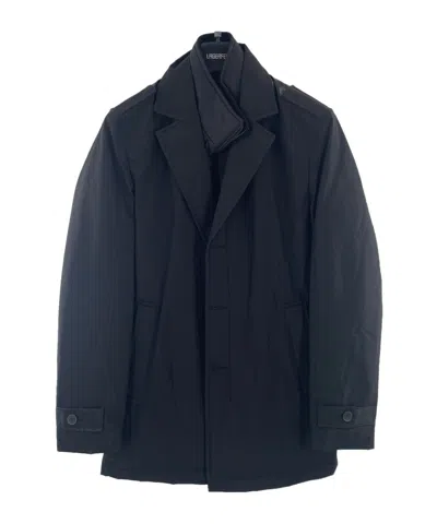 Karl Lagerfeld Buckle Long-sleeved Suit Jacket In Black