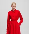 Karl Lagerfeld Button-down Shirt In Red