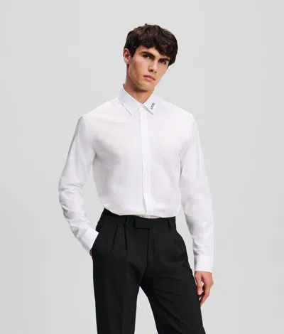 Karl Lagerfeld Button-down Shirt In White