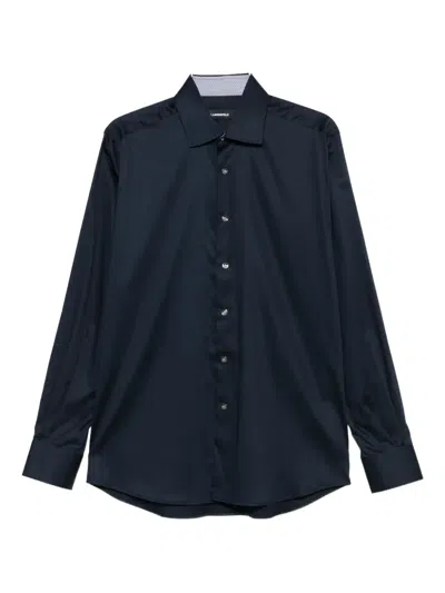 Karl Lagerfeld Button-down Shirt In Blue