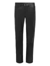 Karl Lagerfeld Button-fastening Straight Jeans In Black