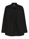 Karl Lagerfeld Buttoned Shirt In Black