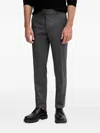 Karl Lagerfeld Buttoned Trousers In Gray