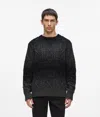 Karl Lagerfeld Cable Knit Sweater In Black