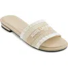Karl Lagerfeld Cairra Slide Sandal In Dusty Nude