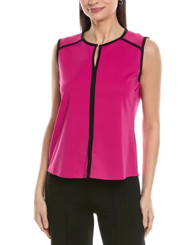 Karl Lagerfeld Cami Shirt In Pink