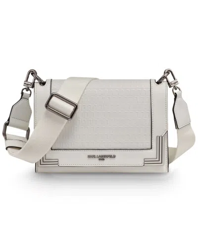 Karl Lagerfeld Camille Crossbody Handbag In White