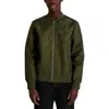Karl Lagerfeld Camo Bomber Jacket In Green