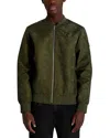 Karl Lagerfeld Camo Bomber Jacket In Multi