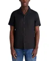 Karl Lagerfeld Camp Collar Linen Shirt