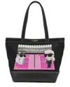 Karl Lagerfeld Cannes Canvas Tote