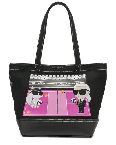Karl Lagerfeld Cannes Canvas Tote