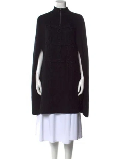 Pre-owned Karl Lagerfeld Cape In Black