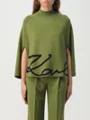 Karl Lagerfeld Sweater  Woman Color Green In Green