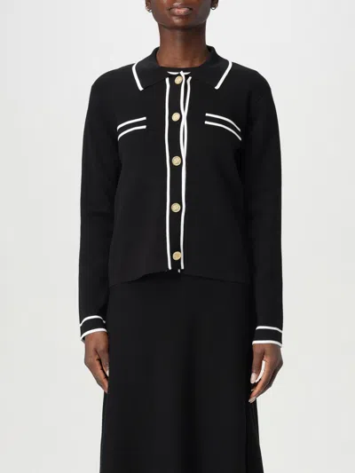 KARL LAGERFELD CARDIGAN KARL LAGERFELD WOMAN COLOR BLACK,G49853002