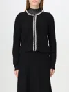 Karl Lagerfeld Cardigan  Woman Color Black In Schwarz