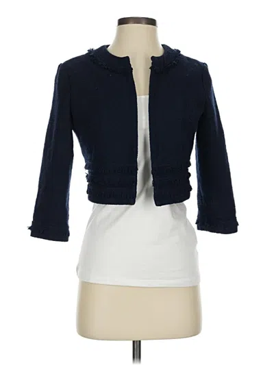 Pre-owned Karl Lagerfeld Cardigan Sweater In Blue